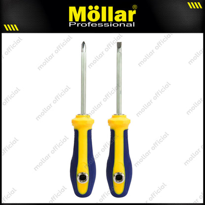 HDT JH27-819 Obeng 3 Way Gagang Karet 145 mm
