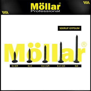 MOLLAR 93-009 Sekrup Gypsum 6 x 3/4 - 100 pcs