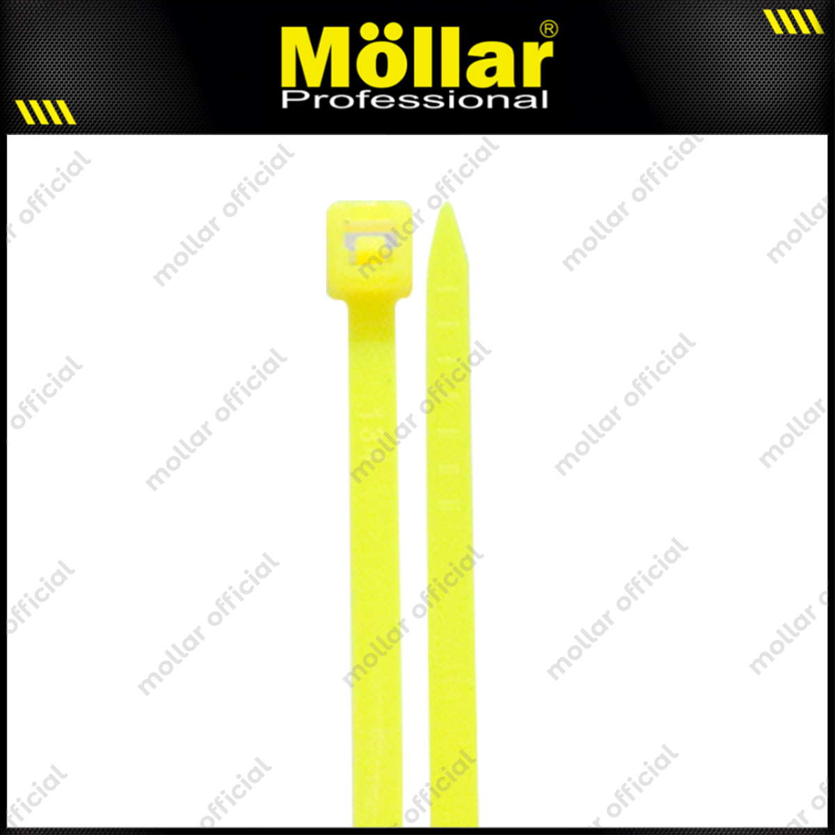 MOLLAR KT-25100 Kabel Ties 2.5x100 mm Kuning