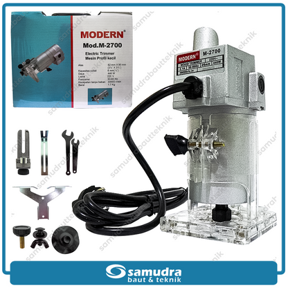 MODERN M-2700 Mesin Profil Kayu Listrik Koper 6 mm / Wood Trimmer