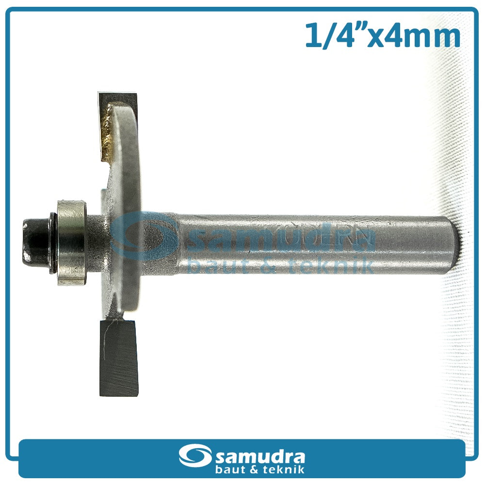 MODERN Mata Profil Sloting Bit 4 mm / Trimmer Bit 1/4"