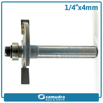 MODERN Mata Profil Sloting Bit 4 mm / Trimmer Bit 1/4"