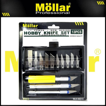 MOLLAR HKS13 Pisau Ukir Set 13 pcs