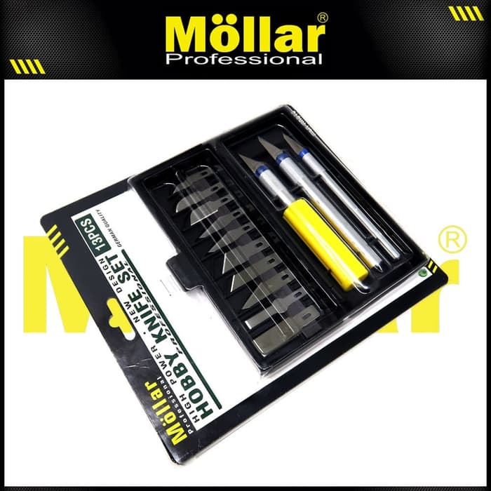 MOLLAR HKS13 Pisau Ukir Set 13 pcs