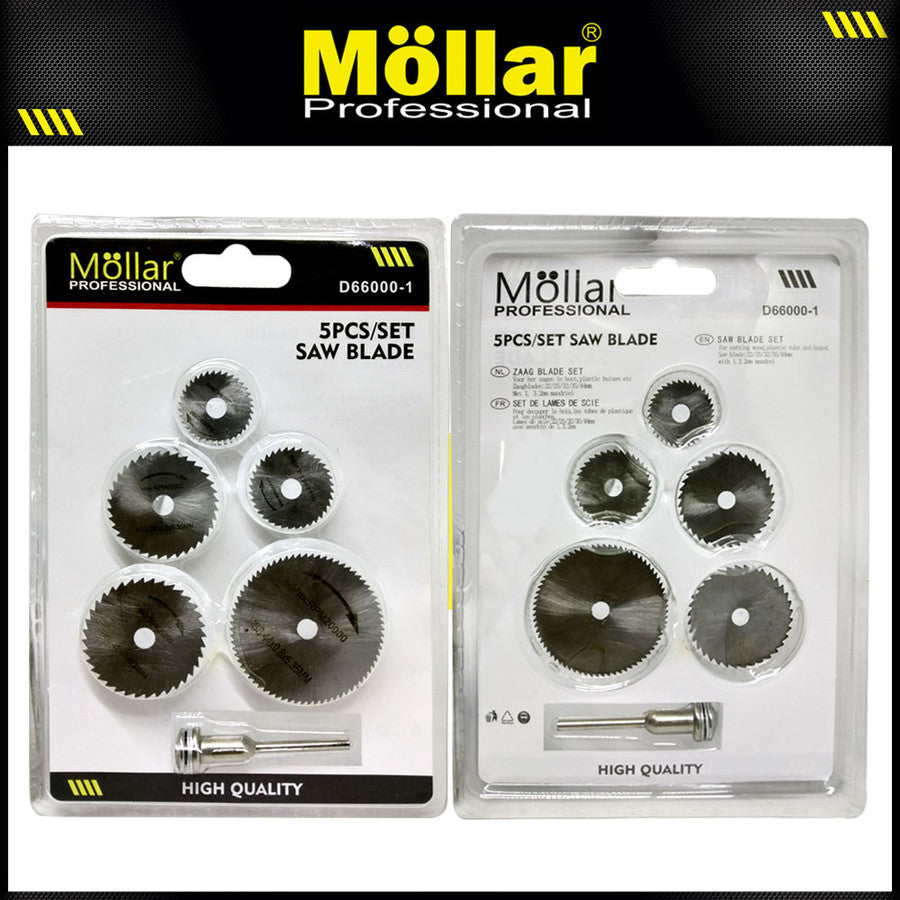 MOLLAR D660-1 Saw Blade Set 5 pcs / Mata Mini Grinder