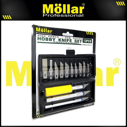 MOLLAR HKS13 Pisau Ukir Set 13 pcs