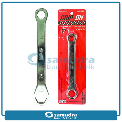 GRIPON 18-828 Kunci Tutup Klep Lurus Chrome 17-24 mm