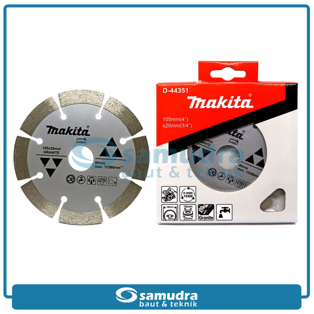 MAKITA D-44351 Mata Potong Keramik 4" / Diamond Wheel Granite Marble