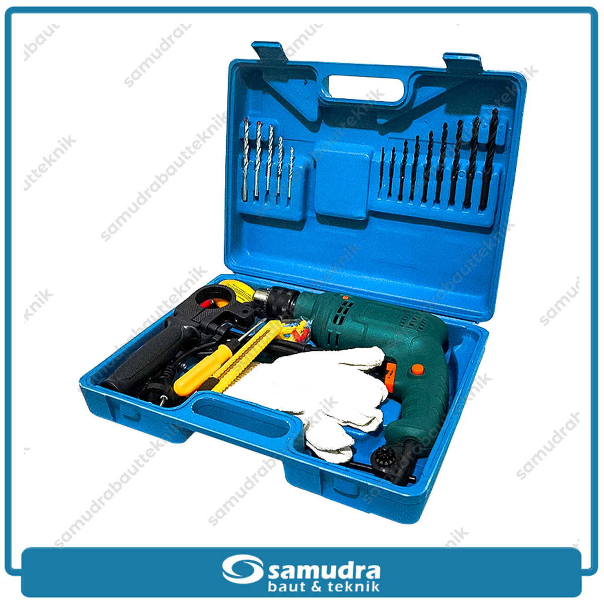 MODERN M-2130B Mesin Bor Beton Listrik 13 mm Aksesoris Set