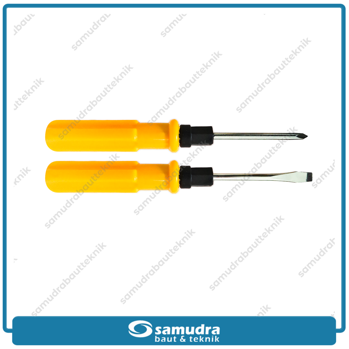 KTP SD-K460 Obeng 2 Way Gagang Plastik 4"