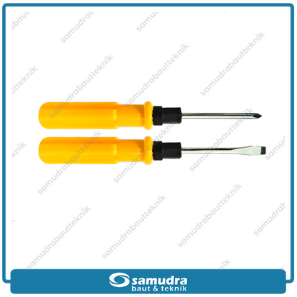 KTP SD-K460 Obeng 2 Way Gagang Plastik 4"