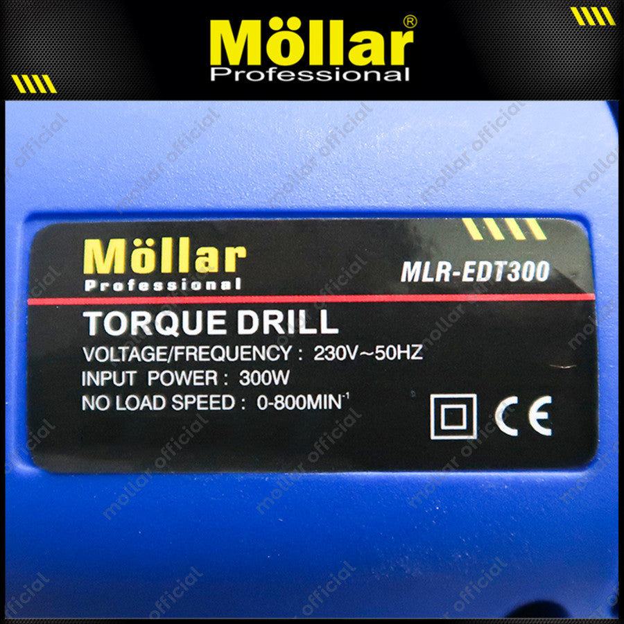 MOLLAR EDT300 Mesin Bor Listrik Torsi 10 mm