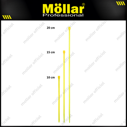 MOLLAR KT-25100 Kabel Ties 2.5x100 mm Kuning