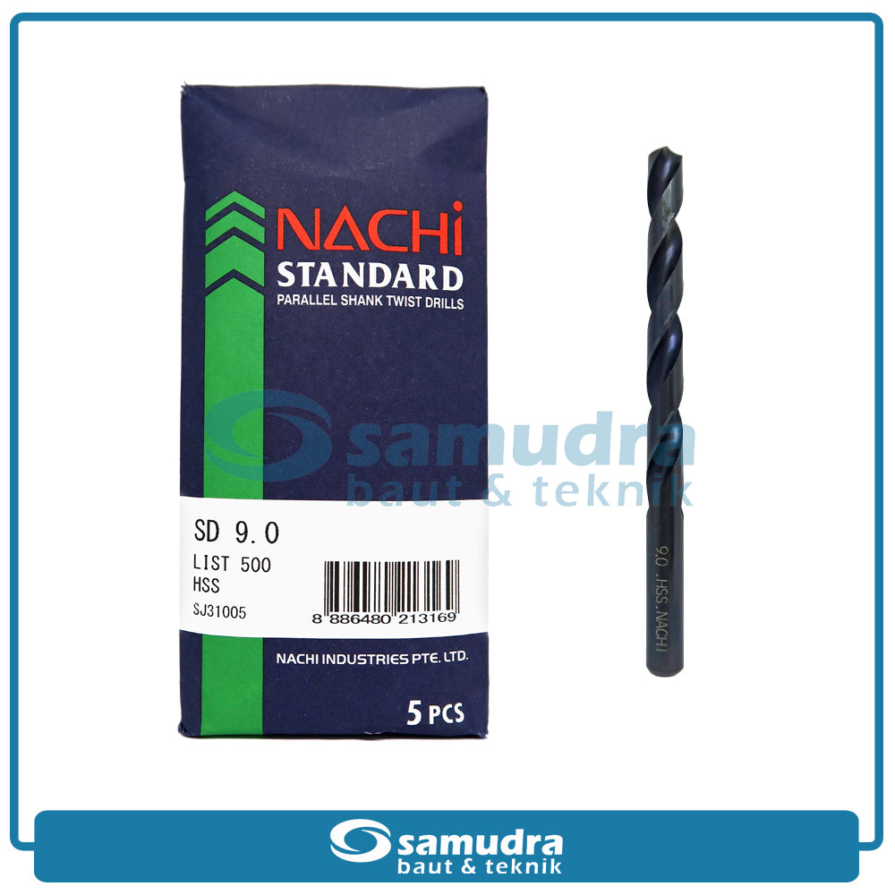 NACHI D500 Mata Bor Besi HSS 9 mm