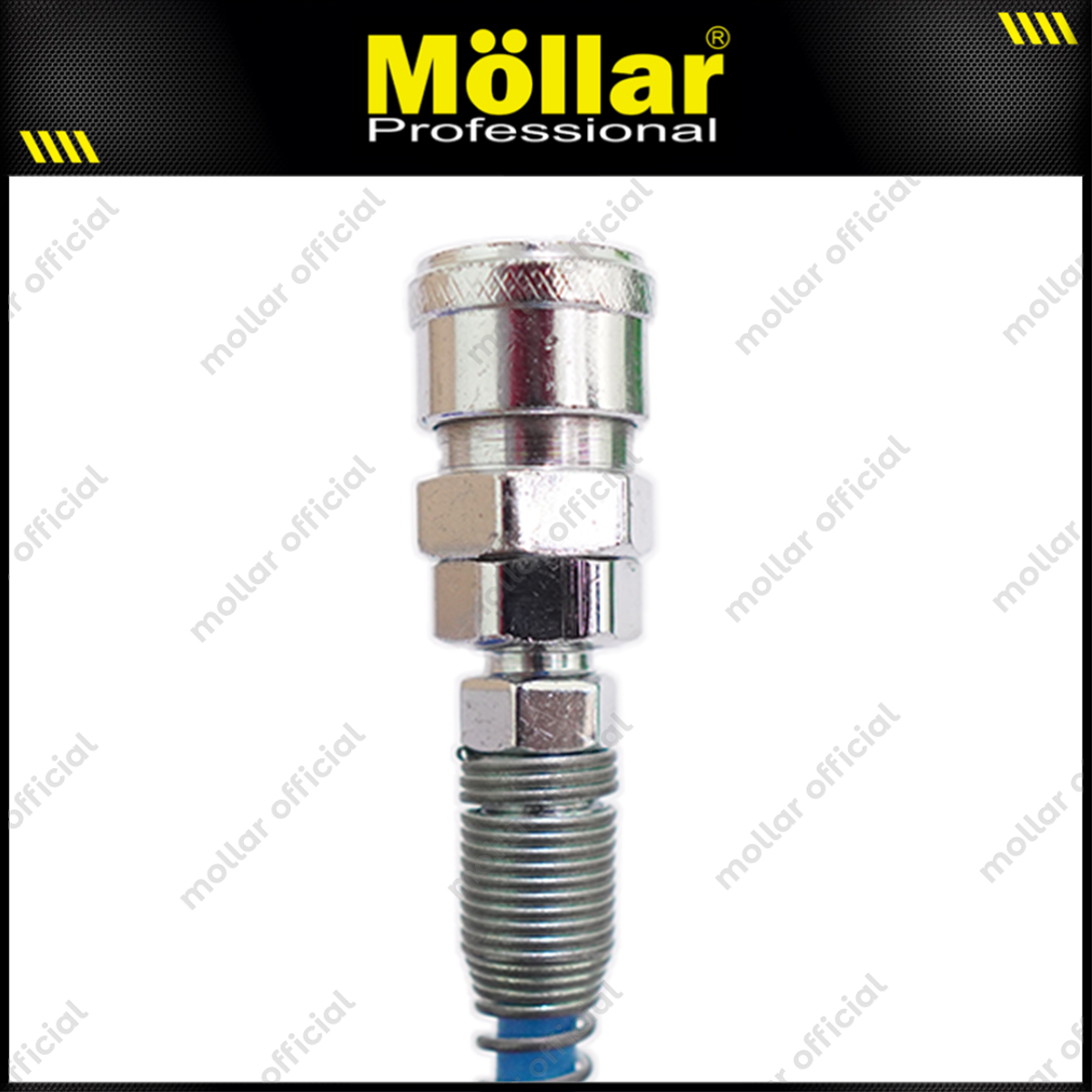 MOLLAR Selang Spiral 6 meter Biru 8 x 5 mm / Selang Recoil