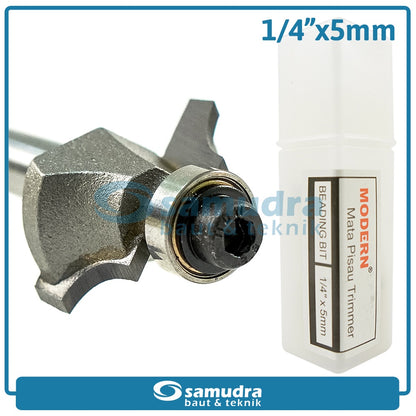MODERN Mata Profil Beading Bit 5 mm / Trimmer Bit 1/4"x3/16"