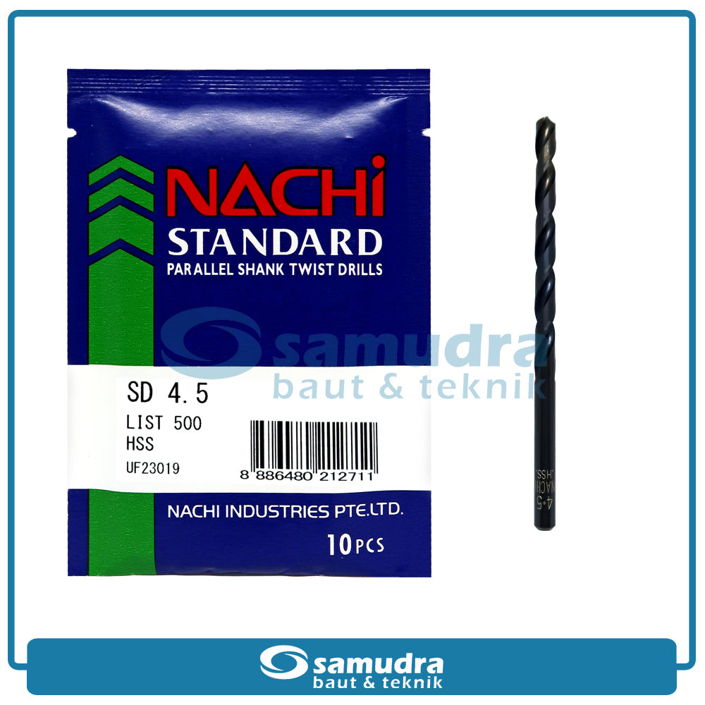NACHI D500 Mata Bor Besi HSS 4.5 mm