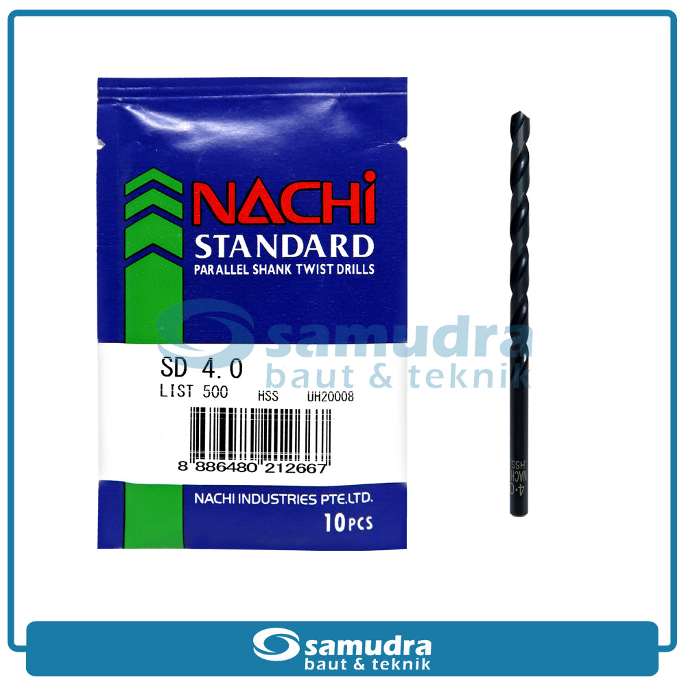NACHI D500 Mata Bor Besi HSS 4 mm