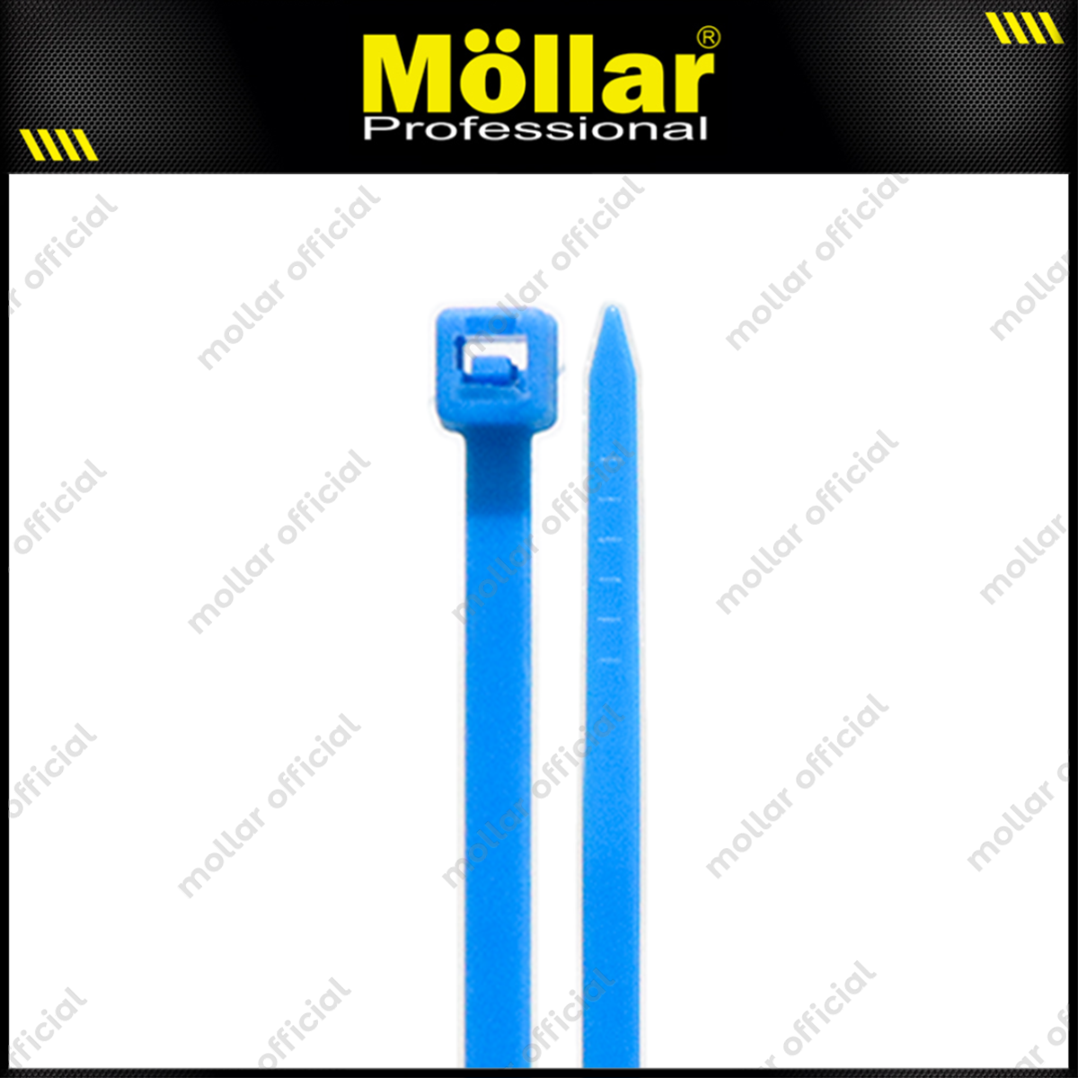MOLLAR KT-25150 Kabel Ties 2.5x150 mm Biru