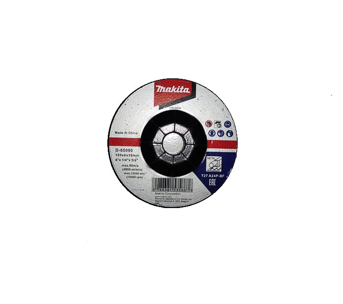 MAKITA D-65090 Mata Gerinda Poles Besi 4" / Grinding Wheel