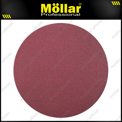 HSS Amplas Bulat No 240 Amplas Velcro Tempel Mata Gerinda 4 Inch - 100 Pcs