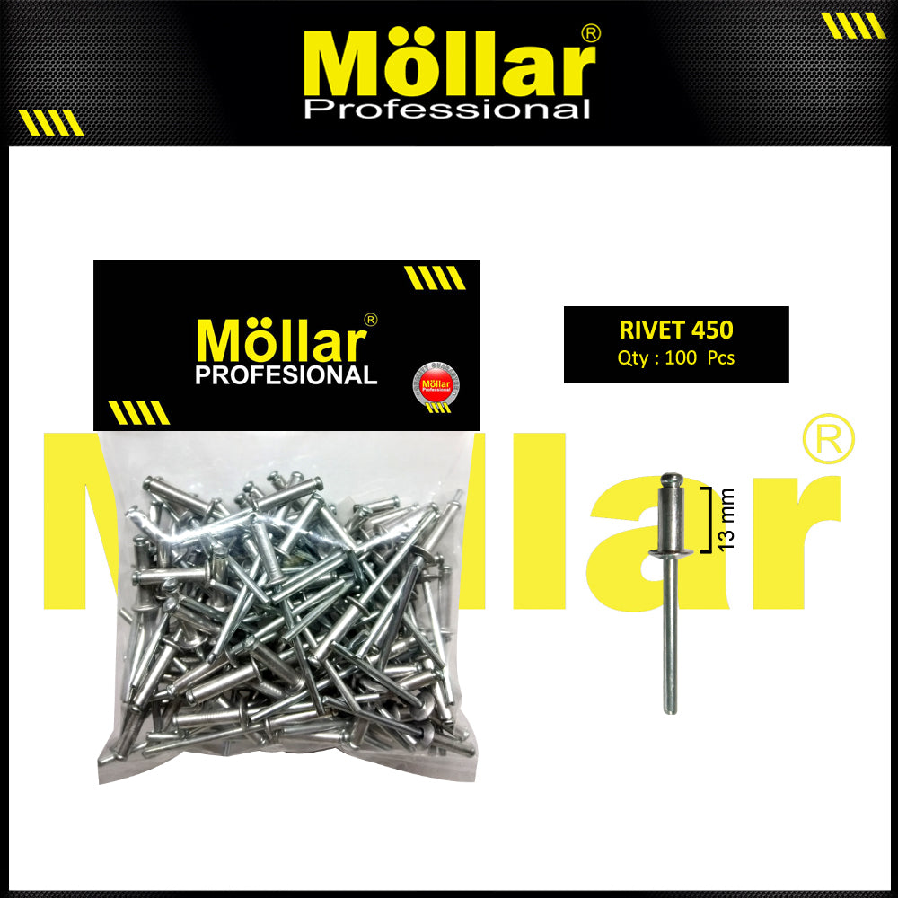 MOLLAR 93-139 Paku Rivet 450 - 100 pcs