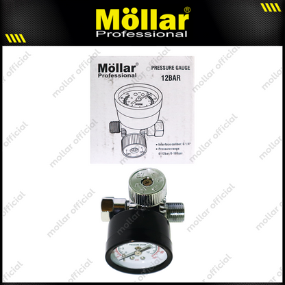 MOLLAR Regulator Spray Gun 1/4" Tekanan 12 bar / 180 psi