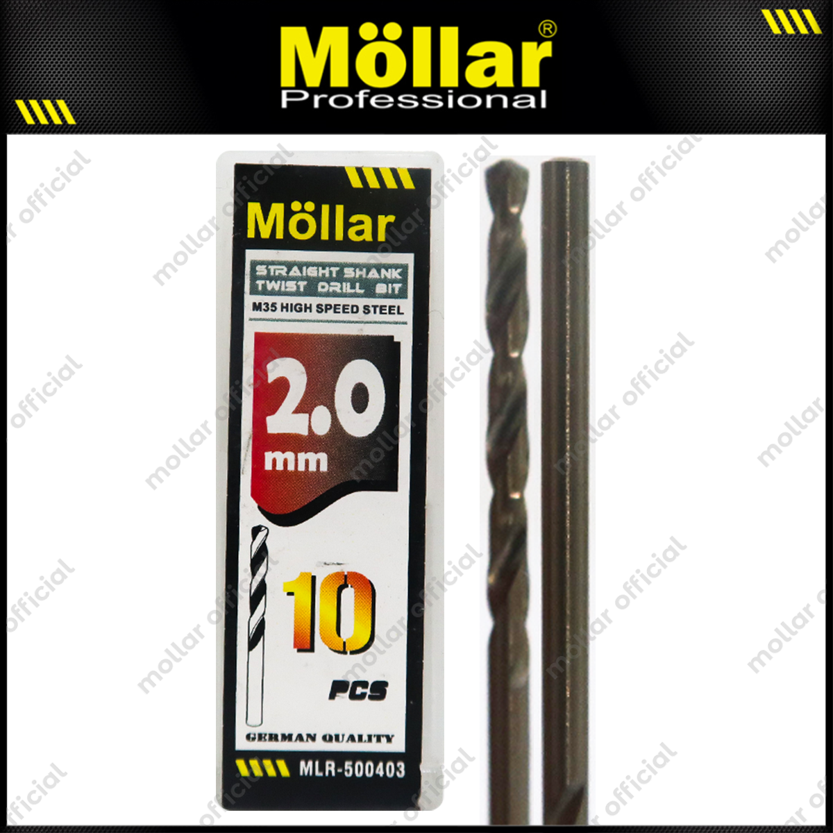 MOLLAR M35 Mata Bor Cobalt 2 mm