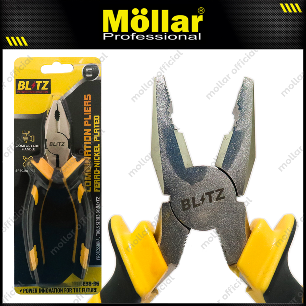 BLITZ 1TCOE38-36 Tang Kombinasi 6" Ferro Nickel