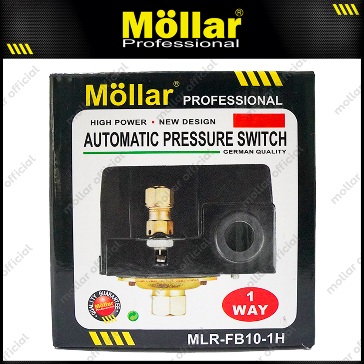 MOLLAR FB10-1H Otomatis Kompresor 1 Lubang Saklar Samping