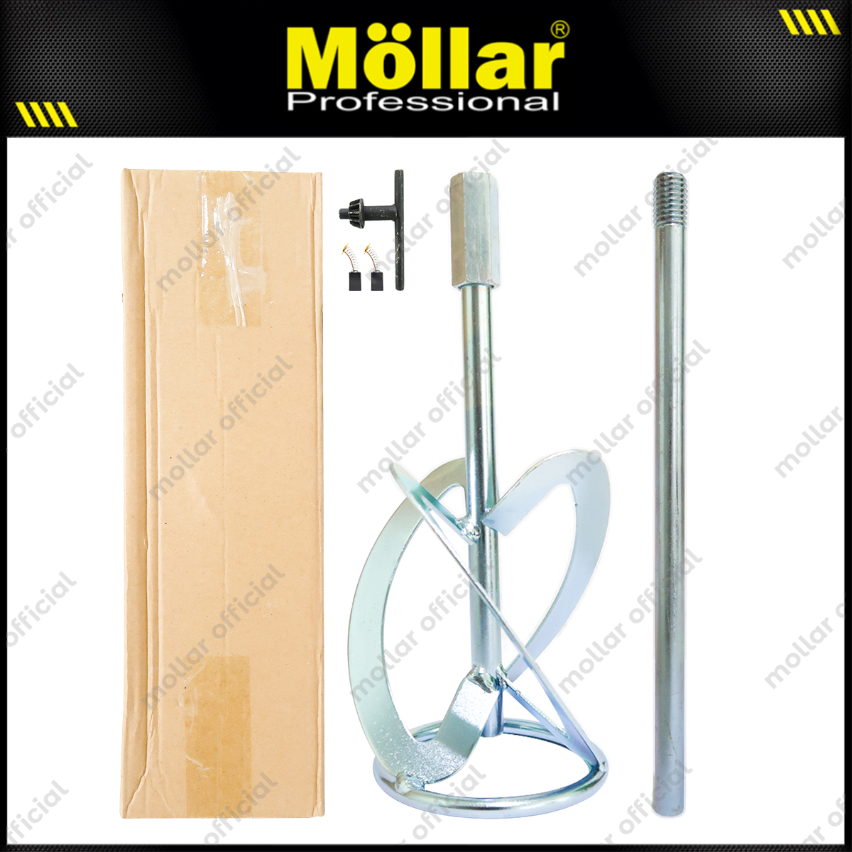 MOLLAR LSD680-M Mata Pengaduk Mesin Bor / Paddle Set Mixer
