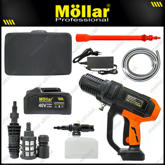 MOLLAR Q10-CD-HPW40800/HPW20502 Mesin Jet Cleaner Cordless Baterai 40V