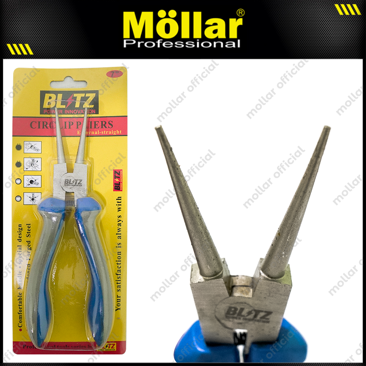 BLITZ Tang Snapring Lurus Buka 7" / External Straight Circlip