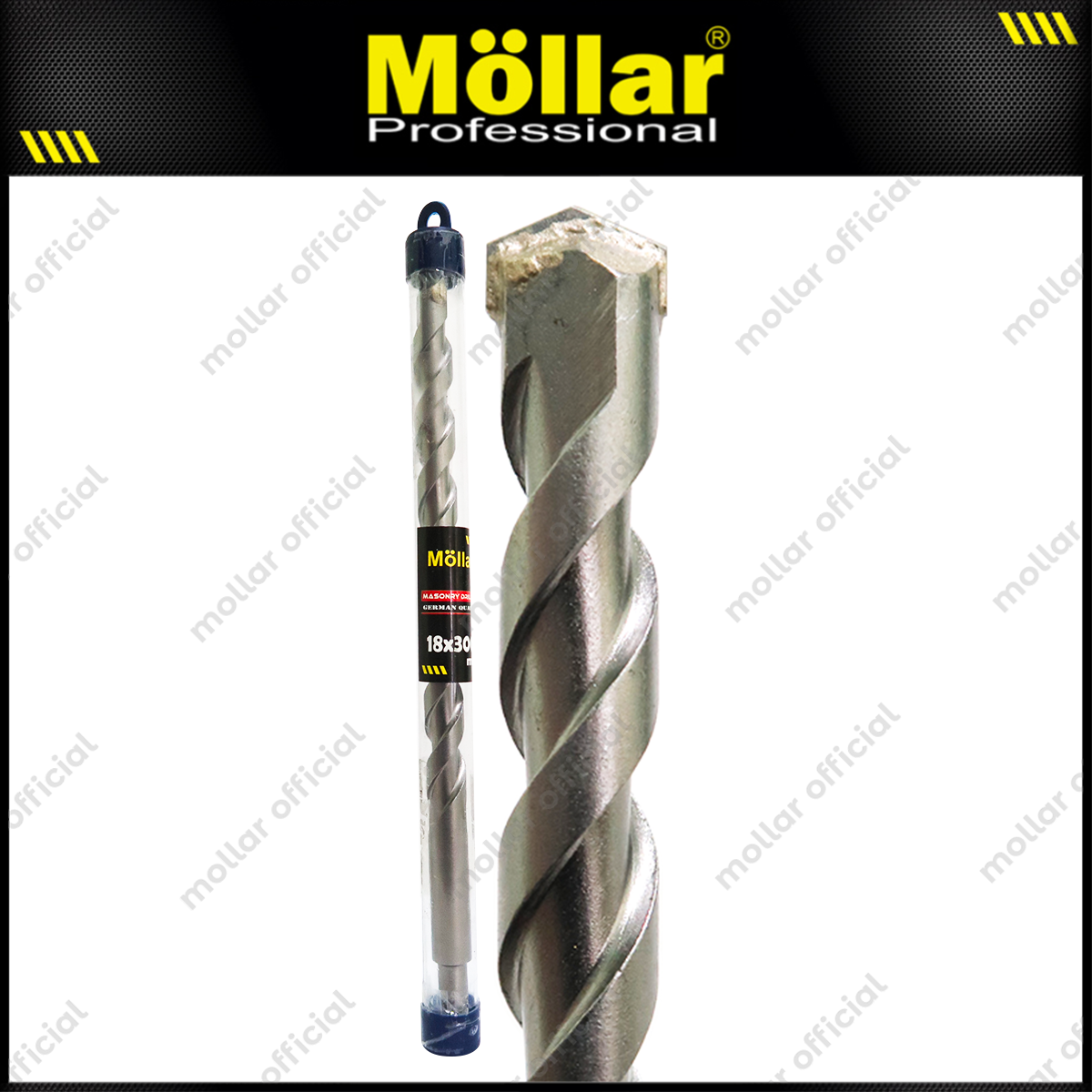 MOLLAR Mata Bor Beton Panjang 18 mm x 300 mm