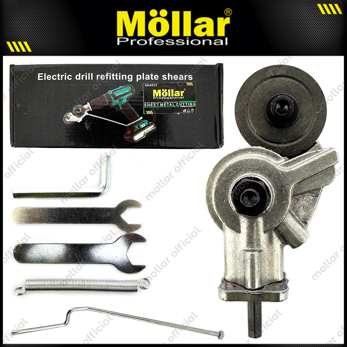 MOLLAR M69853 Adaptor Gunting Seng ke Mesin Bor