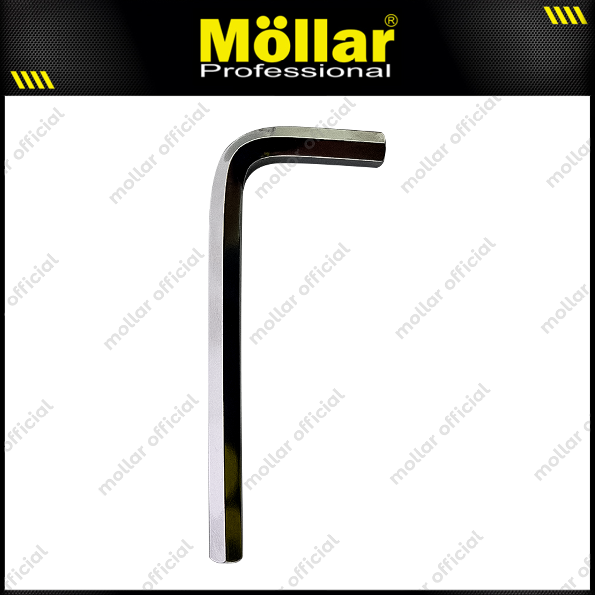 MOLLAR L-HS8M Kunci L Pendek Flat 8 mm