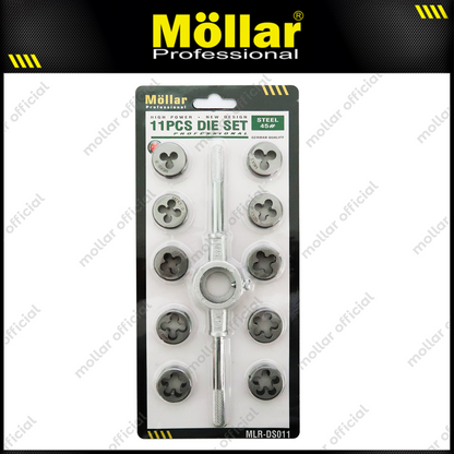 MOLLAR MLR-DS011 Die Set 11 pcs M25