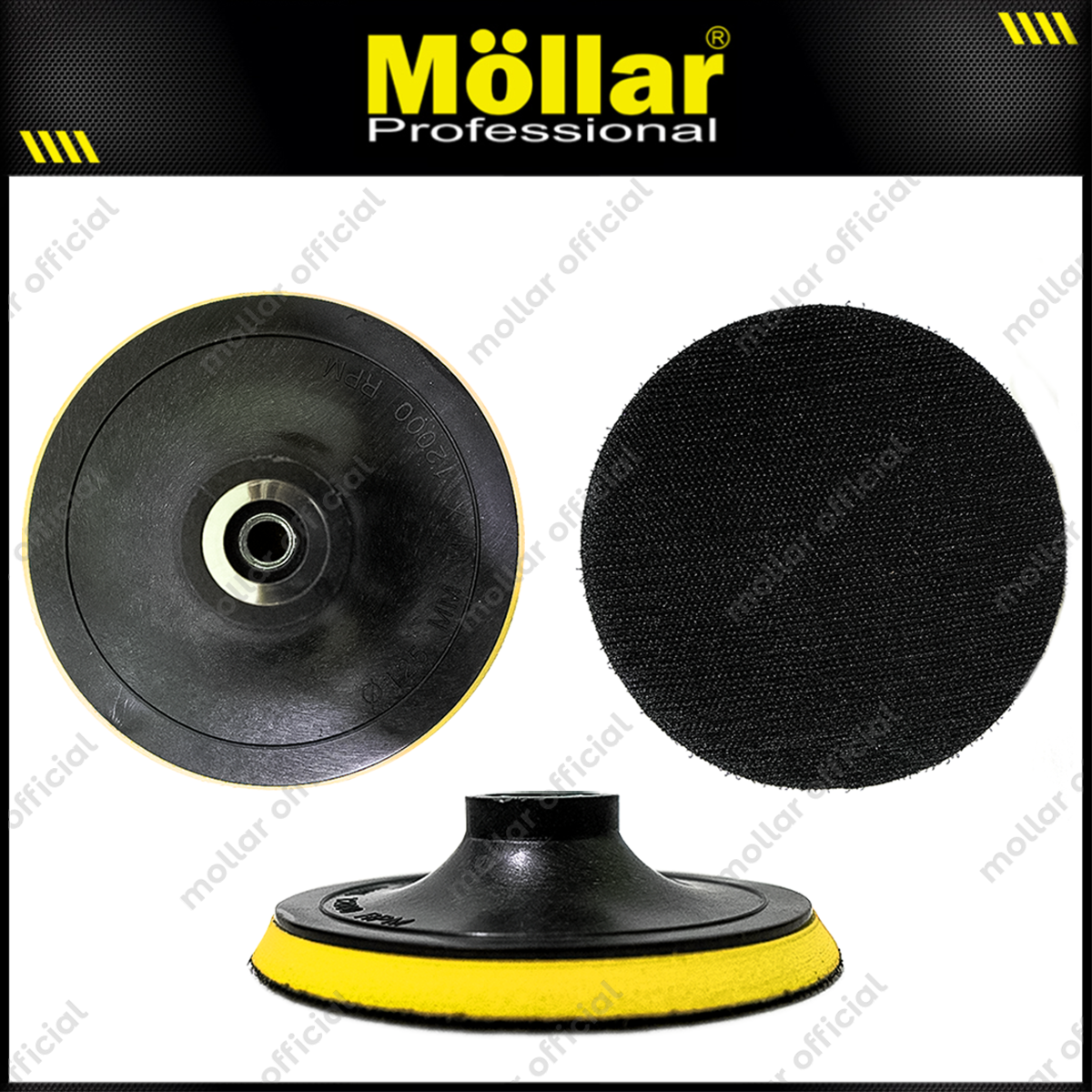 HDT D68120 M14 Tatakan Amplas Velcro 5"