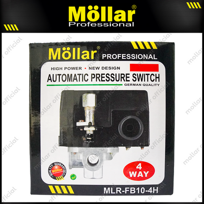 MOLLAR FB10-4H Otomatis Kompresor 4 Lubang Saklar Samping
