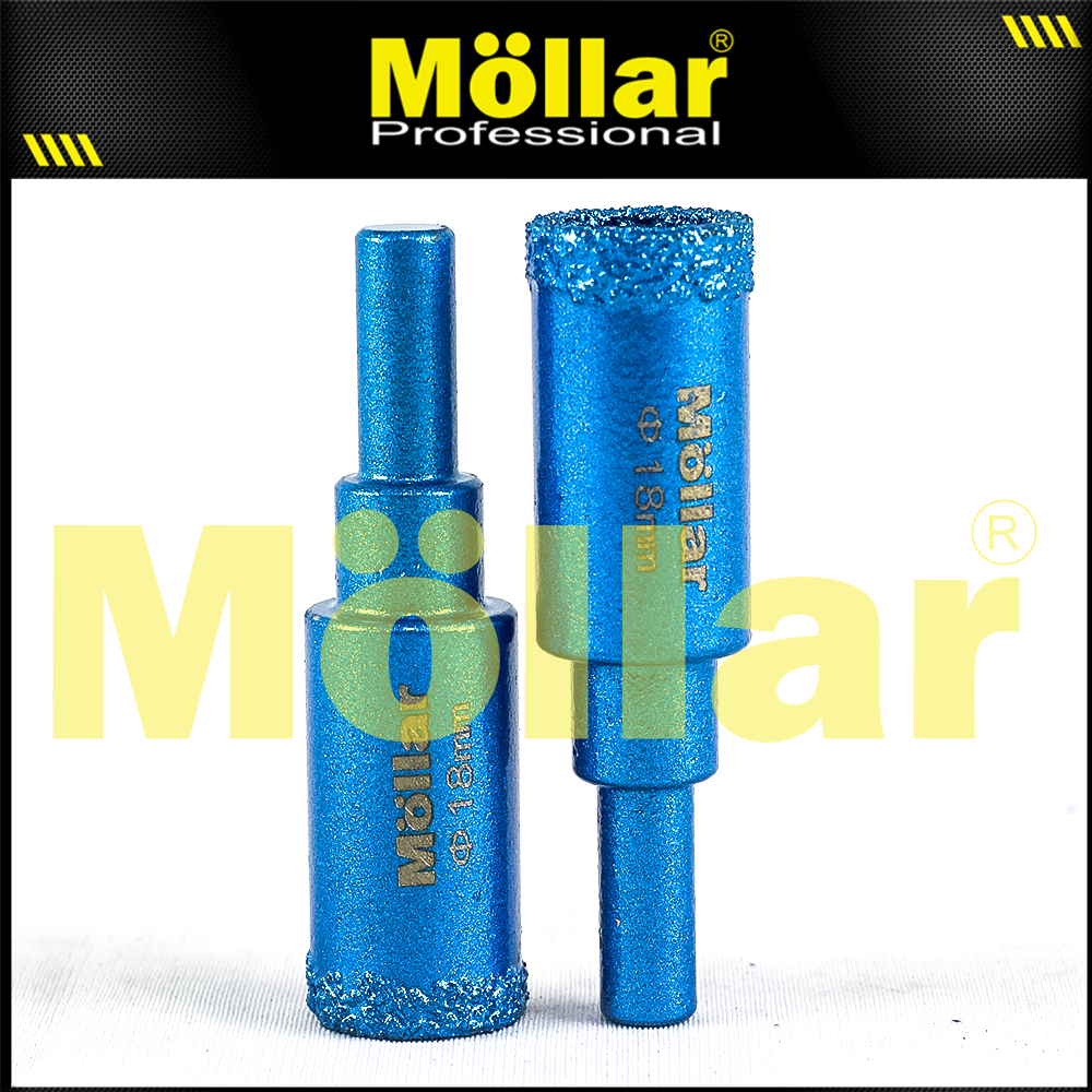 MOLLAR D80990 Mata Bor Granit 18 mm Set 2 pcs / Diamond Core Bit