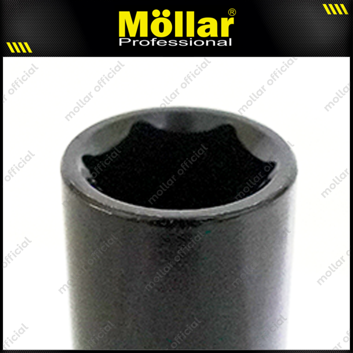 MOLLAR B13660 Mata Sok Panjang 1/2" 6PT 12 mm / Deep Socket