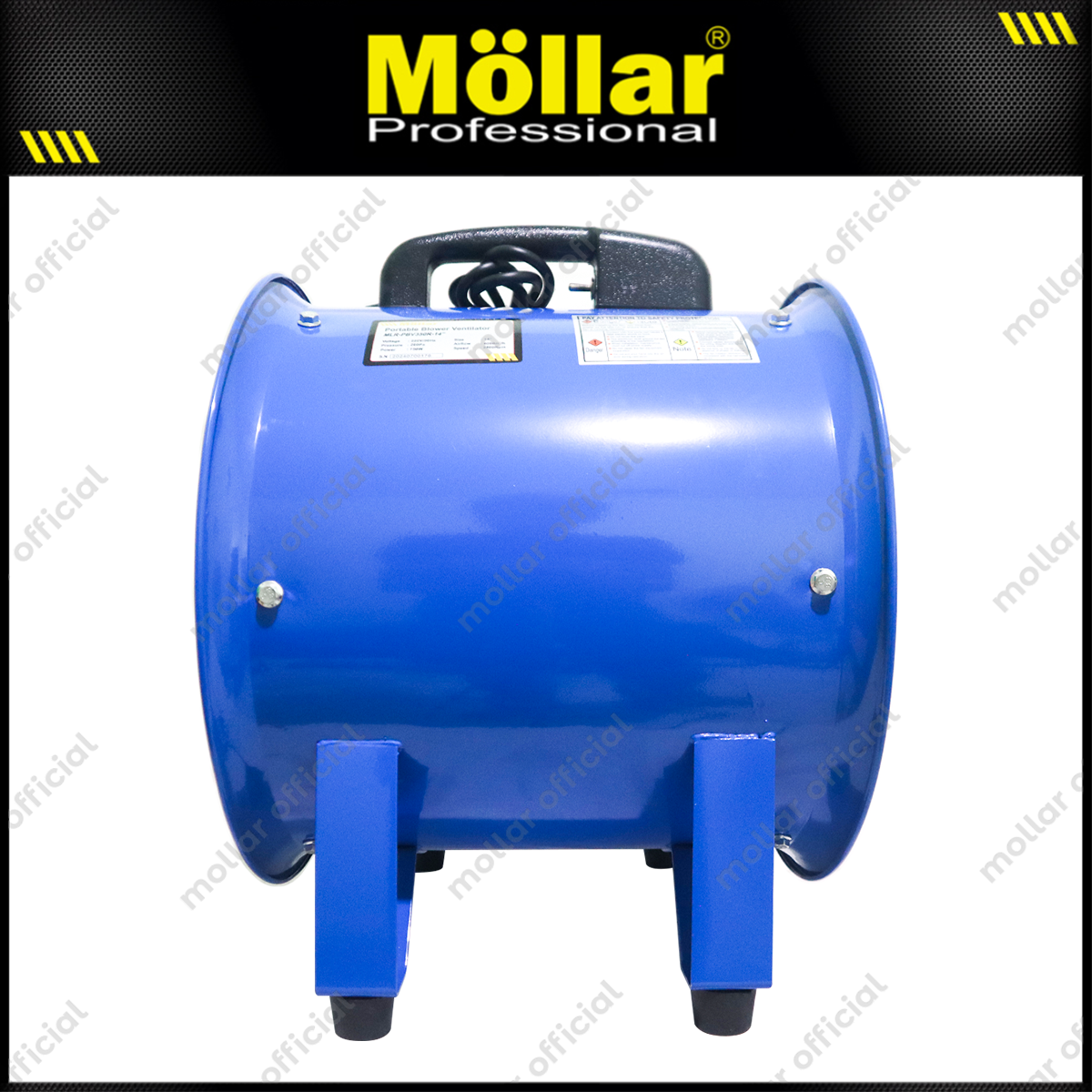 MOLLAR PBV350R Mesin Blower Ventilator Portable 14"
