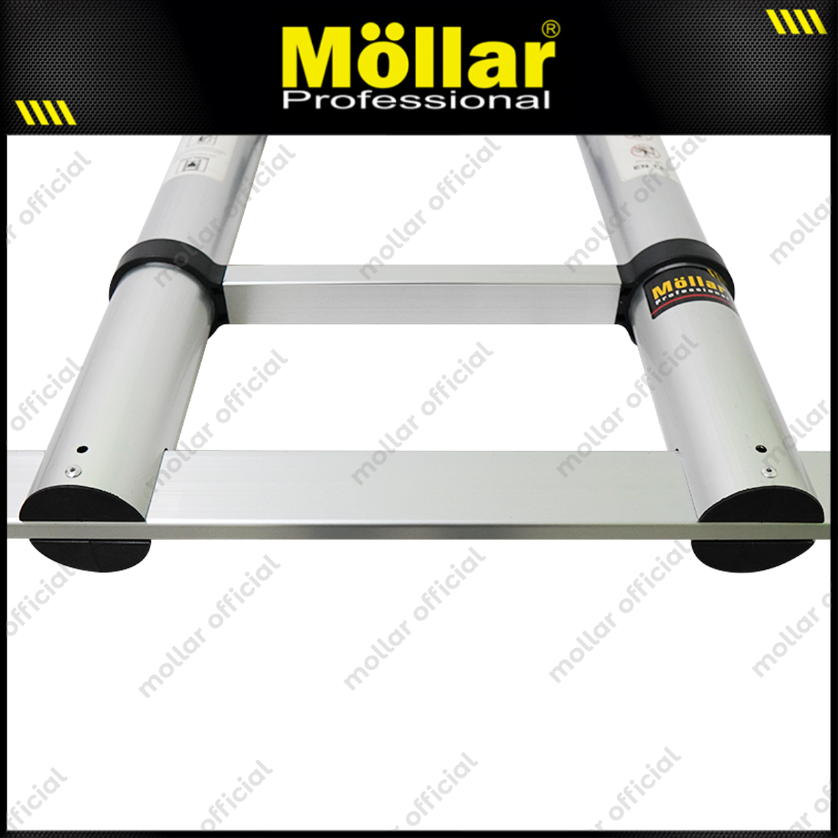 MOLLAR Tangga Teleskopik 4.8 meter / Single Telescopic Ladder