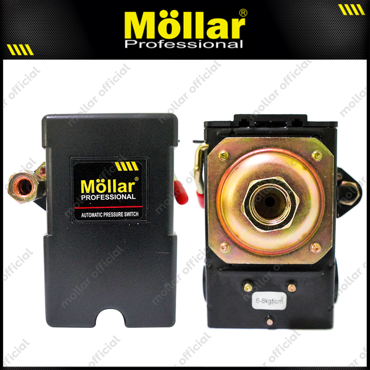 MOLLAR FB10-1H Otomatis Kompresor 1 Lubang Saklar Samping
