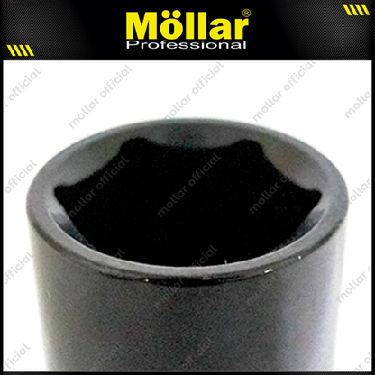 MOLLAR B13660 Mata Sok Panjang 1/2" 6PT 19 mm / Deep Socket