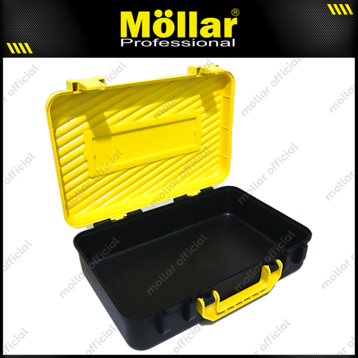 MOLLAR MLR-TB016 Tool Box Plastik 16" - Kuning 31-600-Y