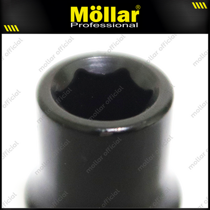 MOLLAR B13670-1 Mata Sok Pendek 1/2" 6PT 10 mm / Deep Socket