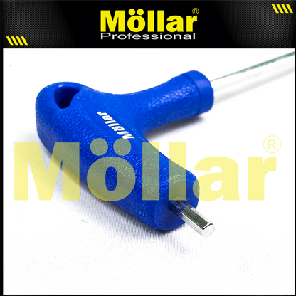 MOLLAR L-HST4M Kunci L Panjang Flat Model T Handle 4 mm