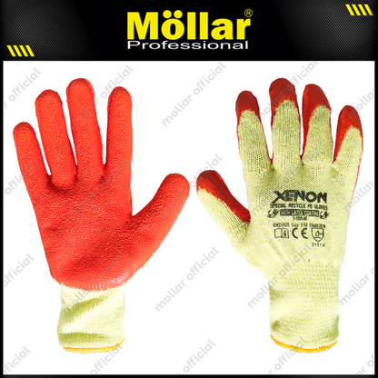 XENON X-GSPL49 Sarung Tangan Safety PE (8/M) Kuning Oranye