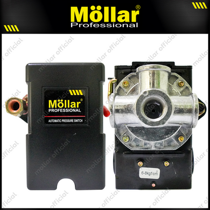 MOLLAR FB10-4H Otomatis Kompresor 4 Lubang Saklar Samping